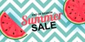 End of season Summer sale poster background. Vector Illustration Royalty Free Stock Photo