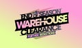 End of season warehouse clearance, further reductions Royalty Free Stock Photo