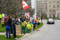 End the Shutdown anti-COVID-19 protest in Toronto