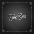 The end sign movie ending frame