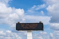 End the Streak of TX Traffic Fatalities sign Royalty Free Stock Photo