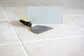 End of tiling Royalty Free Stock Photo