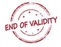 End of validity