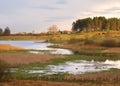 End of winter landscape