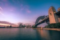 Sunrise at Sydney Harbour, Australia Royalty Free Stock Photo