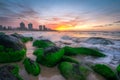 Sunset at Tweed Heads, Australia Royalty Free Stock Photo