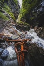 Liechtenstein canyon in Upper Austran Alps. Royalty Free Stock Photo