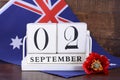 End of WWII 2 September 1945 Calendar Date