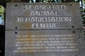 Endangered wildlife rehab center sign Animal Kingdom