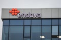 Endava logo on their main office for Serbia. Endava, formerly PSTech, is a UK and Serbian Software Development Company