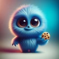 Endearing Creature with Cookie