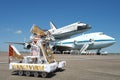 Endeavour with Endeavour OV-105 Royalty Free Stock Photo