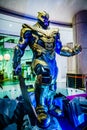 Thanos on display at Marvel Studiosâ Avengers, Endgame event at Suntec City, Singapore.