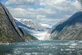 The Endicott Glacier on the inside passage of Alaska Royalty Free Stock Photo