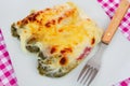 Endives with ham and bÃÂ©chamel Royalty Free Stock Photo