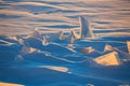 Endless Antarctic snowfields Royalty Free Stock Photo