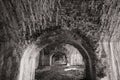 Endless Arches of Fort Pickens Royalty Free Stock Photo
