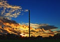 Endless Column artistic colorful autumn sunset