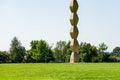 The Endless Column Column of Infinite or Coloana Infinitului. Impressinve landmark part of Unesco World Heritage Royalty Free Stock Photo