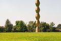 The Endless Column (Column of Infinite or Coloana Infinitului) made by Constantin Brancusi