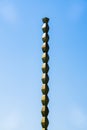 The Endless Column Column of Infinite or Coloana Infinitului made by Constantin Brancusi in Targu Jiu, Romania. Impressinve Royalty Free Stock Photo