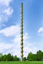 The Endless Column or The Column of Infinity - the commemorative sculpture made by Constantin Brancusi