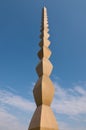 Endless Column made by Romanian artist Constantin Brancus