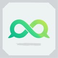 Endless Communication Icon Concept Royalty Free Stock Photo