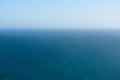 Endless deep blue ocean and sky horizon Royalty Free Stock Photo