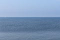 Endless Dutch sea with blue sky Royalty Free Stock Photo