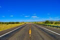 Endless,empty road somewhere in the Utah Royalty Free Stock Photo
