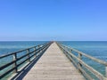 An endless jetty into the sea Zingst, Germany