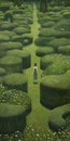 Endless Lawn: A Serene Journey Through The Maze Of Hedges