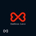 Endless love symbol Royalty Free Stock Photo