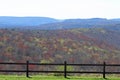 Endless mountains and fence