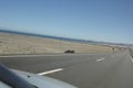 Endless Panamerican highway in the desert Royalty Free Stock Photo