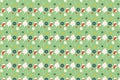 Endless pattern decoration with Christmas elements on a light green background. Christmas abstract pattern vector with socks and