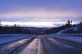 Endless Road in Alaska