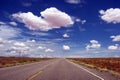 Endless road in California Royalty Free Stock Photo