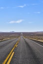 Endless road in Utah, canyon lands nation park Royalty Free Stock Photo