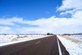 Endless road in Utah Royalty Free Stock Photo