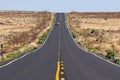 Endless roads in Arizona desert, USA Royalty Free Stock Photo