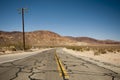 Endless roads in Arizona desert, USA Royalty Free Stock Photo