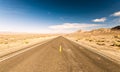 Endless roads in Arizona desert, USA Royalty Free Stock Photo