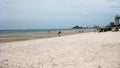 Endless snow-white Hua Hin beach