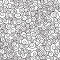 Endless spiral seamless pattern