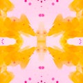 Endless Summer Pink Spanish Mosaic. Yellow Fruit