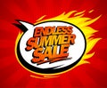 Endless summer sale pop-art design.