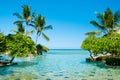 Endless Swimming Pool in paradise Royalty Free Stock Photo