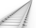 Endless Train track Royalty Free Stock Photo